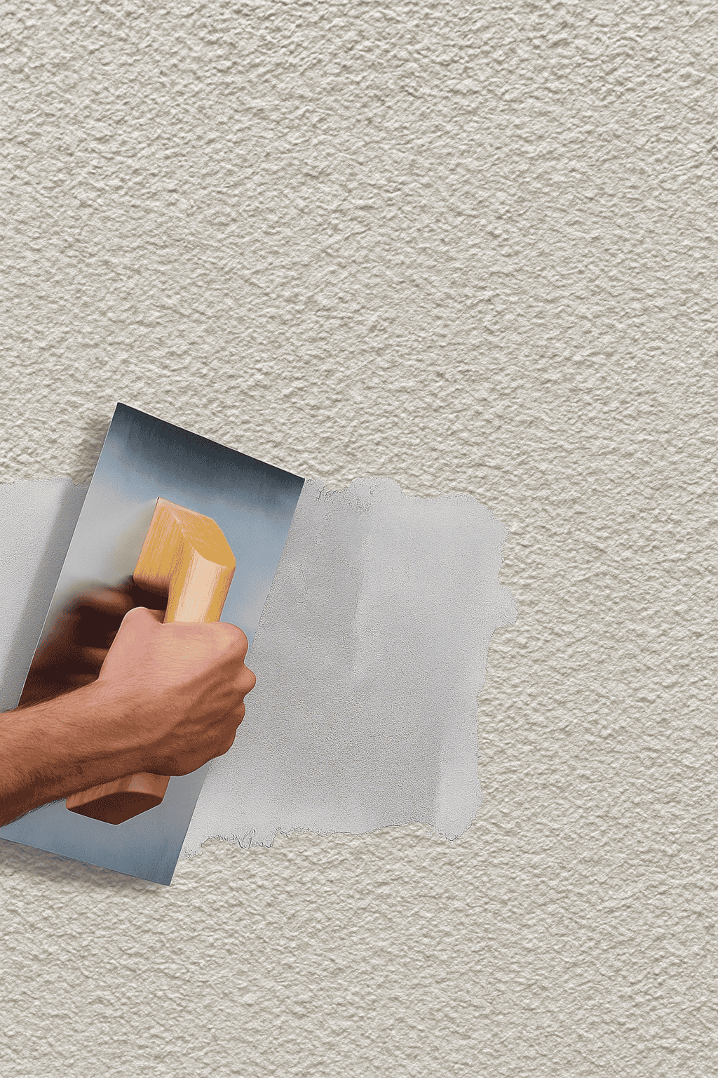 Alisado de paredes en dormitorio